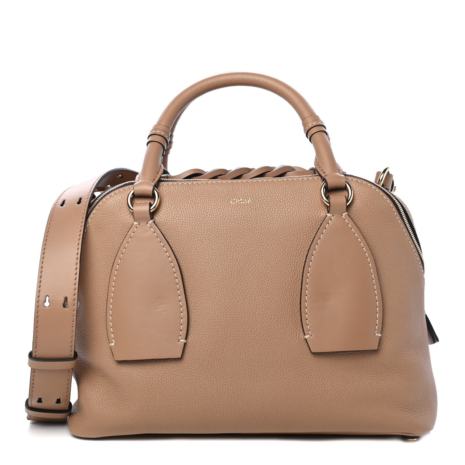 Chloe Calfskin Medium Daria Cement Brown 1 of 4