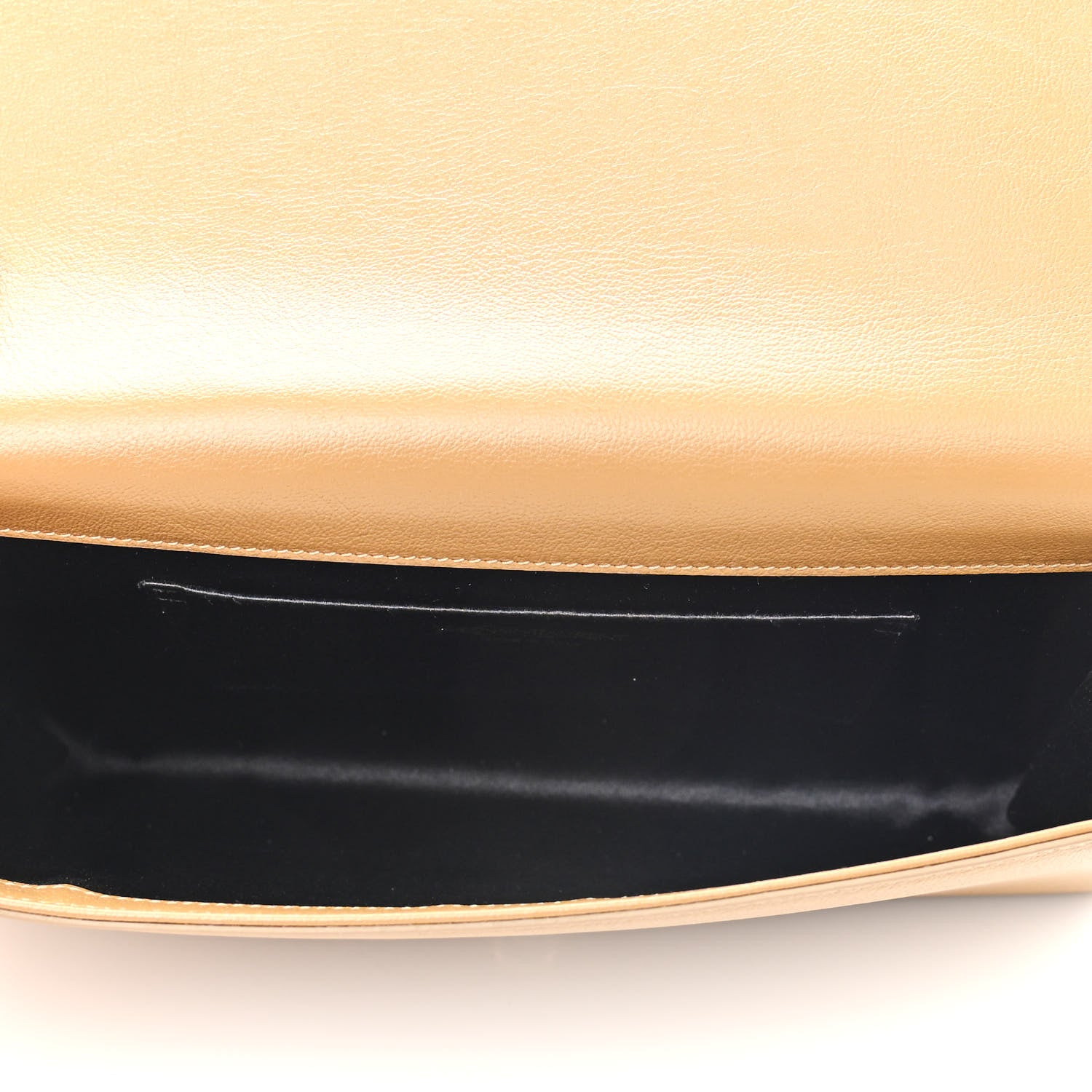 Saint Laurent Calfskin Large Belle De Jour Clutch Beige 5 of 9