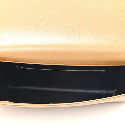 Saint Laurent Calfskin Large Belle De Jour Clutch Beige 5 of 9