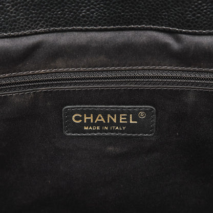 Chanel Caviar Quilted XL Grand Shopping Tote GST Black 6 of 14