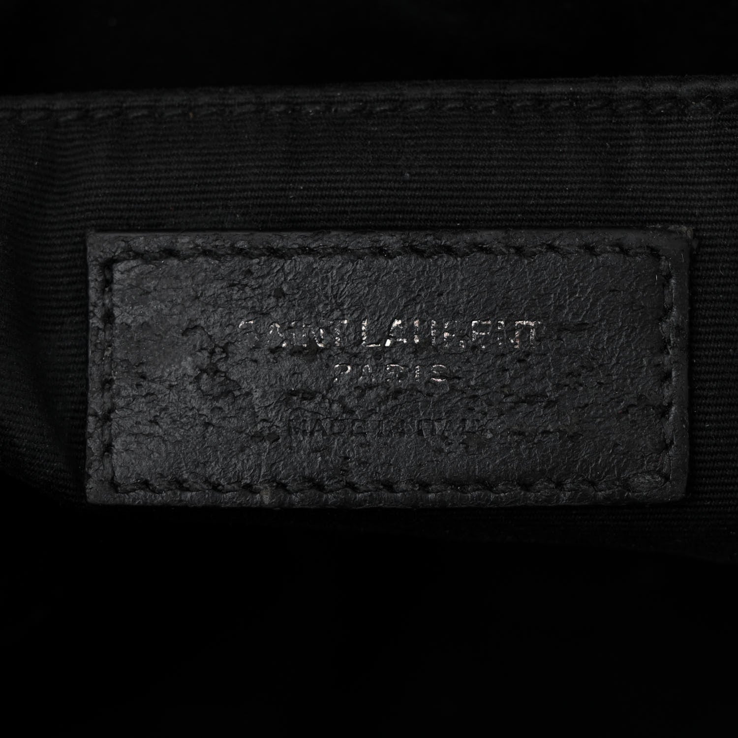 Saint Laurent Calfskin Matelasse Monogram Monochrome Lou Camera Bag Black 6 of 16