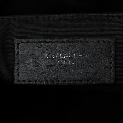 Saint Laurent Calfskin Matelasse Monogram Monochrome Lou Camera Bag Black 6 of 16