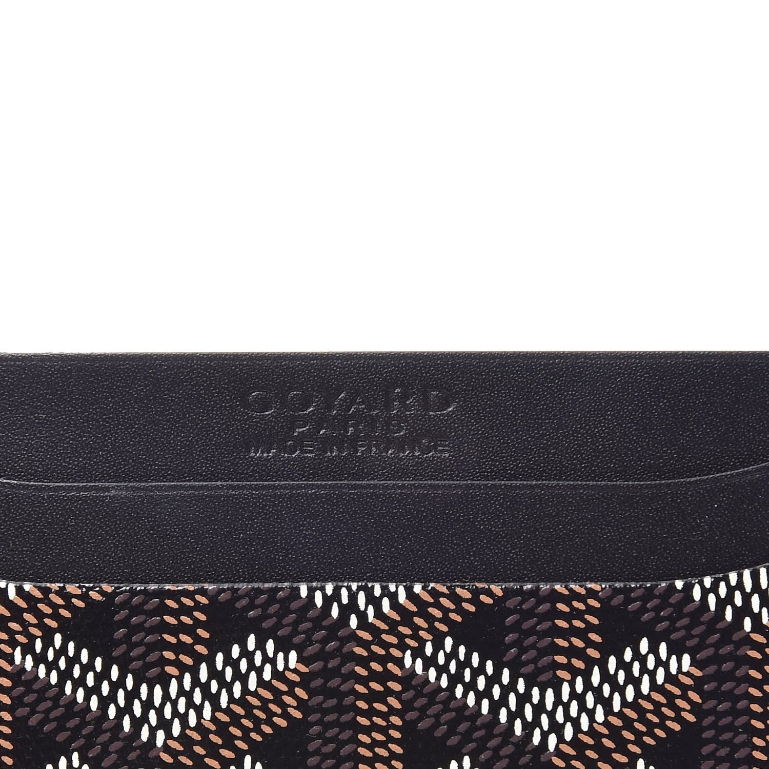 Goyard Goyardine Saint Sulpice Card Holder Black 6 of 7