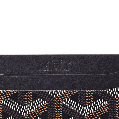 Goyard Goyardine Saint Sulpice Card Holder Black 6 of 7