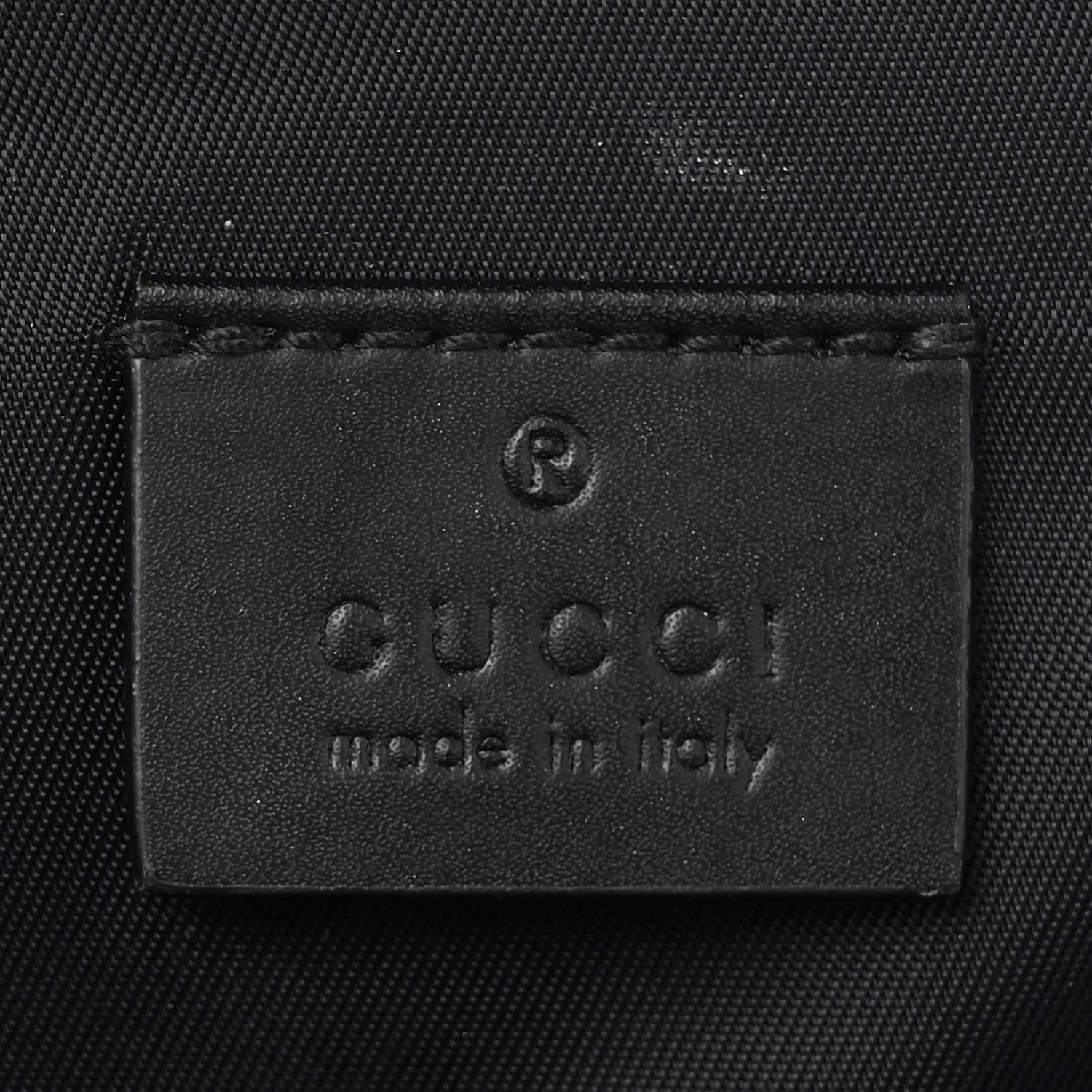 Gucci GG Supreme Monogram Web Belt Bag Black 7 of 13