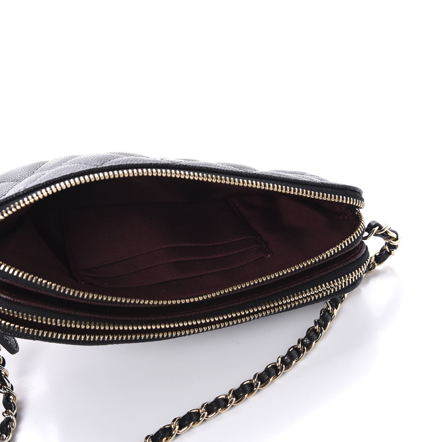 Chanel Caviar Quilted Small Clutch With Chain Black 6 of 13