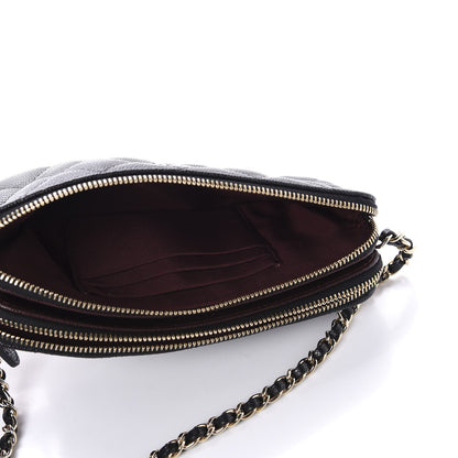 Chanel Caviar Quilted Small Clutch With Chain Black 6 of 13