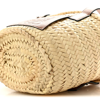 Loewe Raffia Small Basket Tote Bag Natural Tan 10 of 11