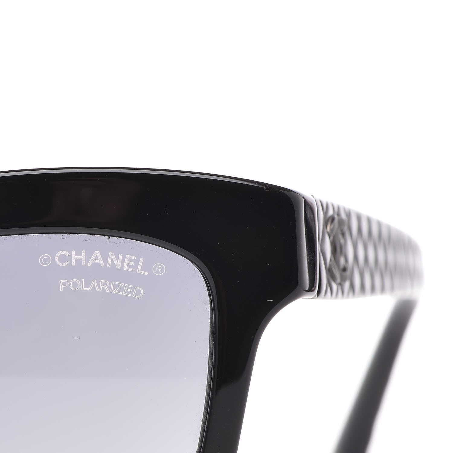 Chanel Polarized CC Cat Eye Sunglasses 5330 Black 8 of 10