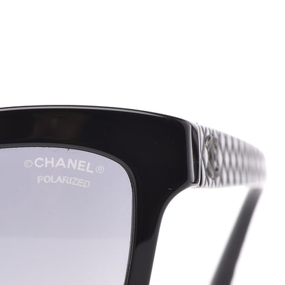 Chanel Polarized CC Cat Eye Sunglasses 5330 Black 8 of 10