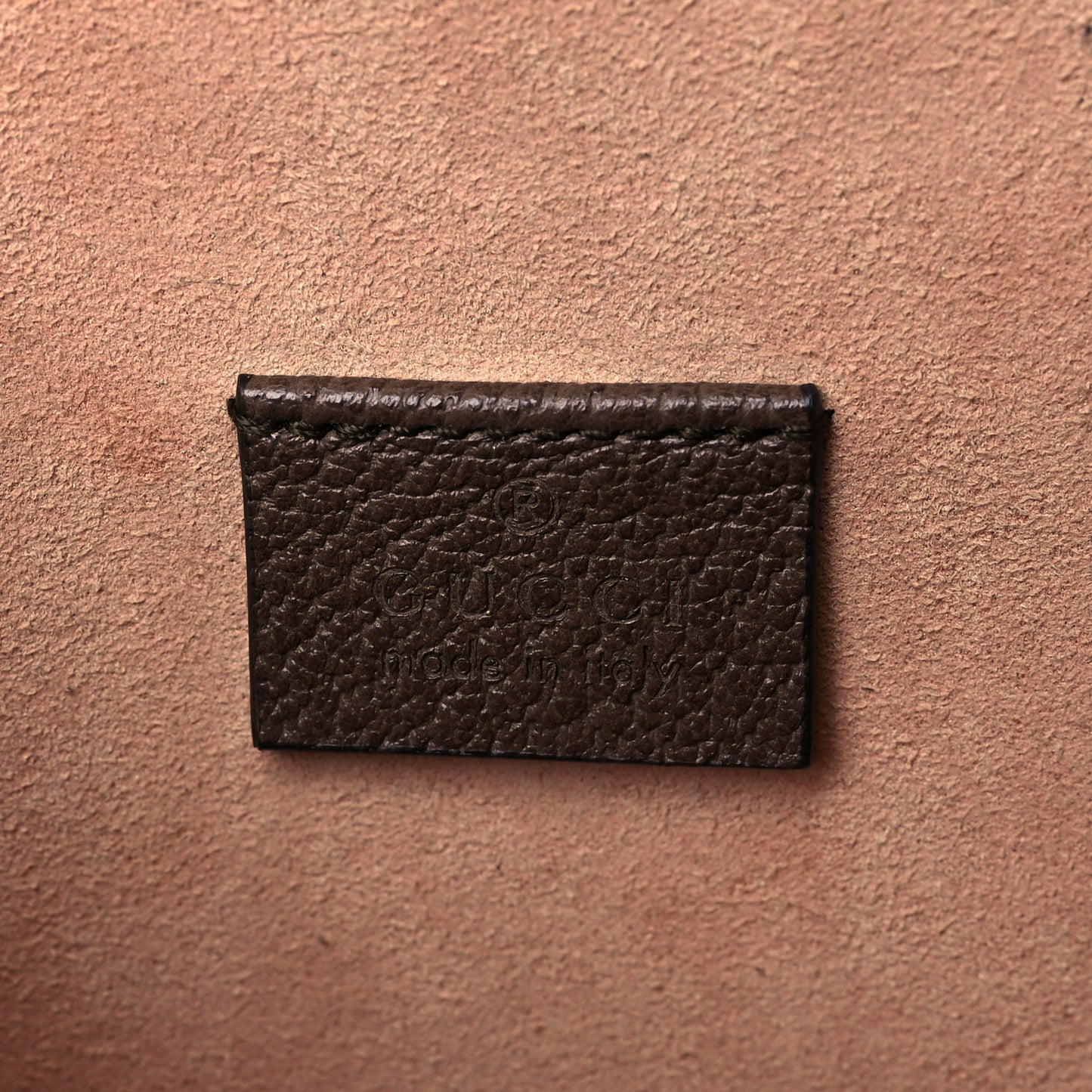 Grained Calfskin Web Totem Three Piece Monogram Shoulder Bag Dark Brown
