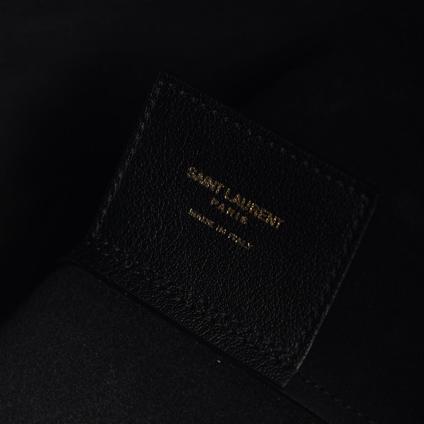 Calfskin Large Shopping Tote Black