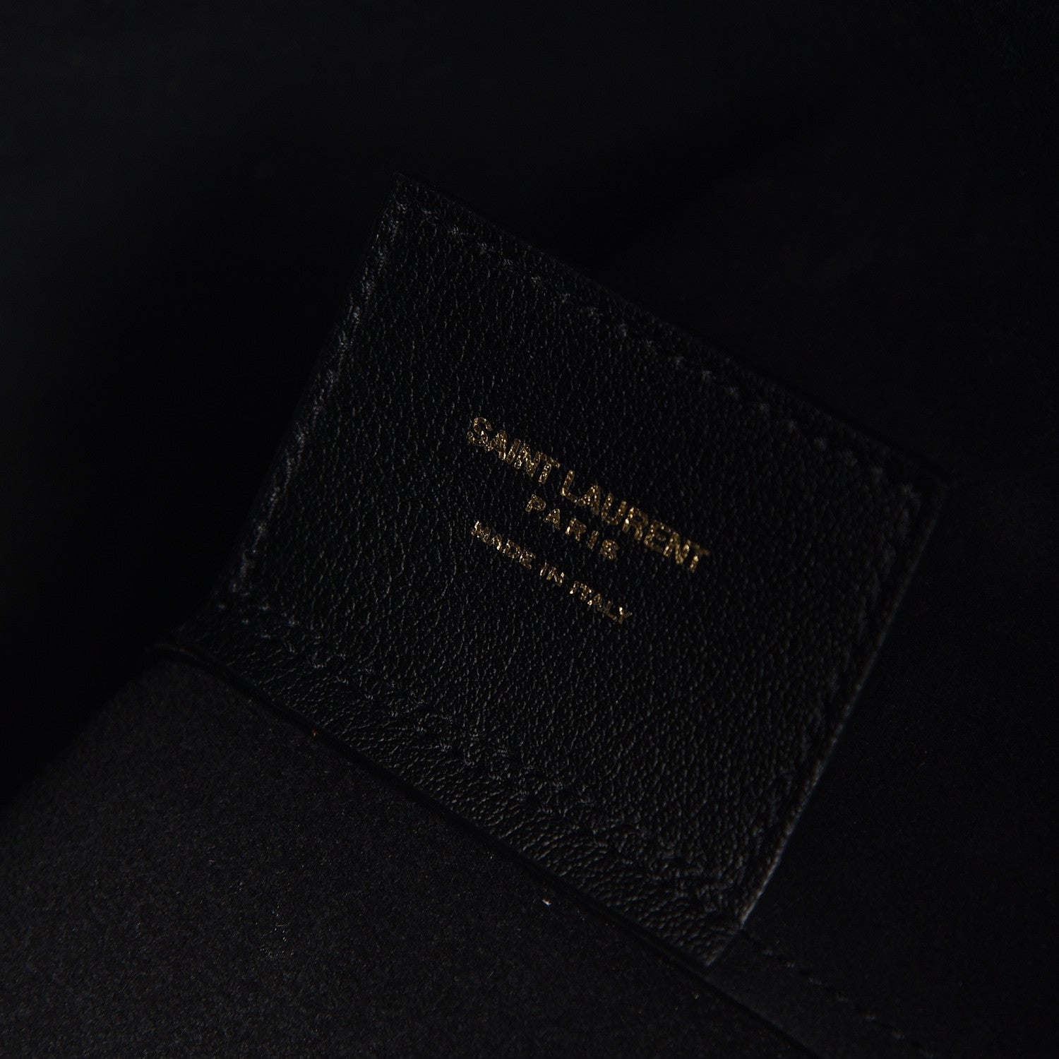 Saint Laurent Calfskin Large Shopping Tote Black 8 of 11