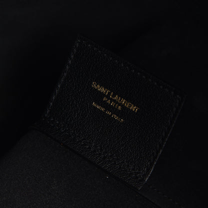 Saint Laurent Calfskin Large Shopping Tote Black 8 of 11