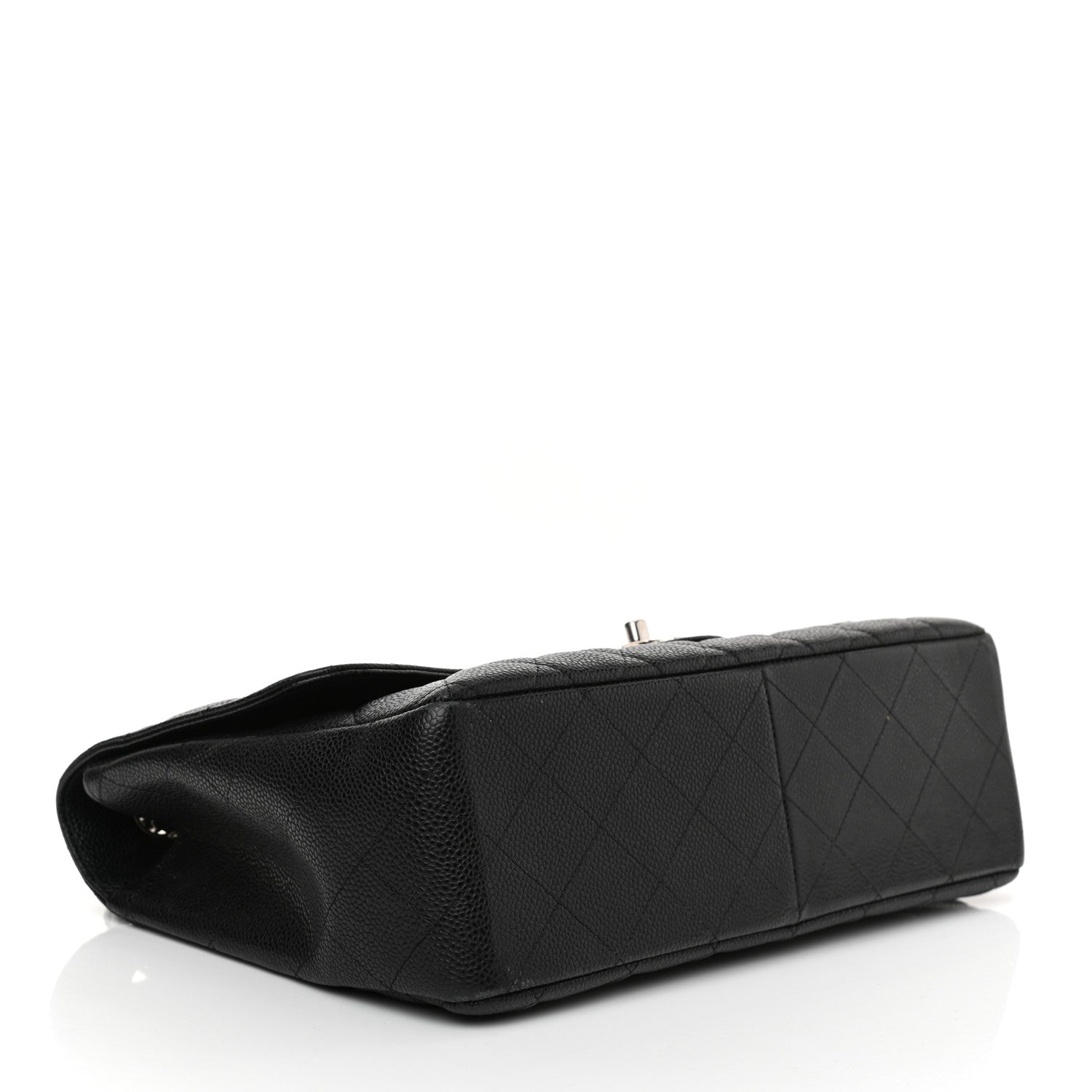 Chanel Caviar Quilted Jumbo Single Flap Black 4 of 11