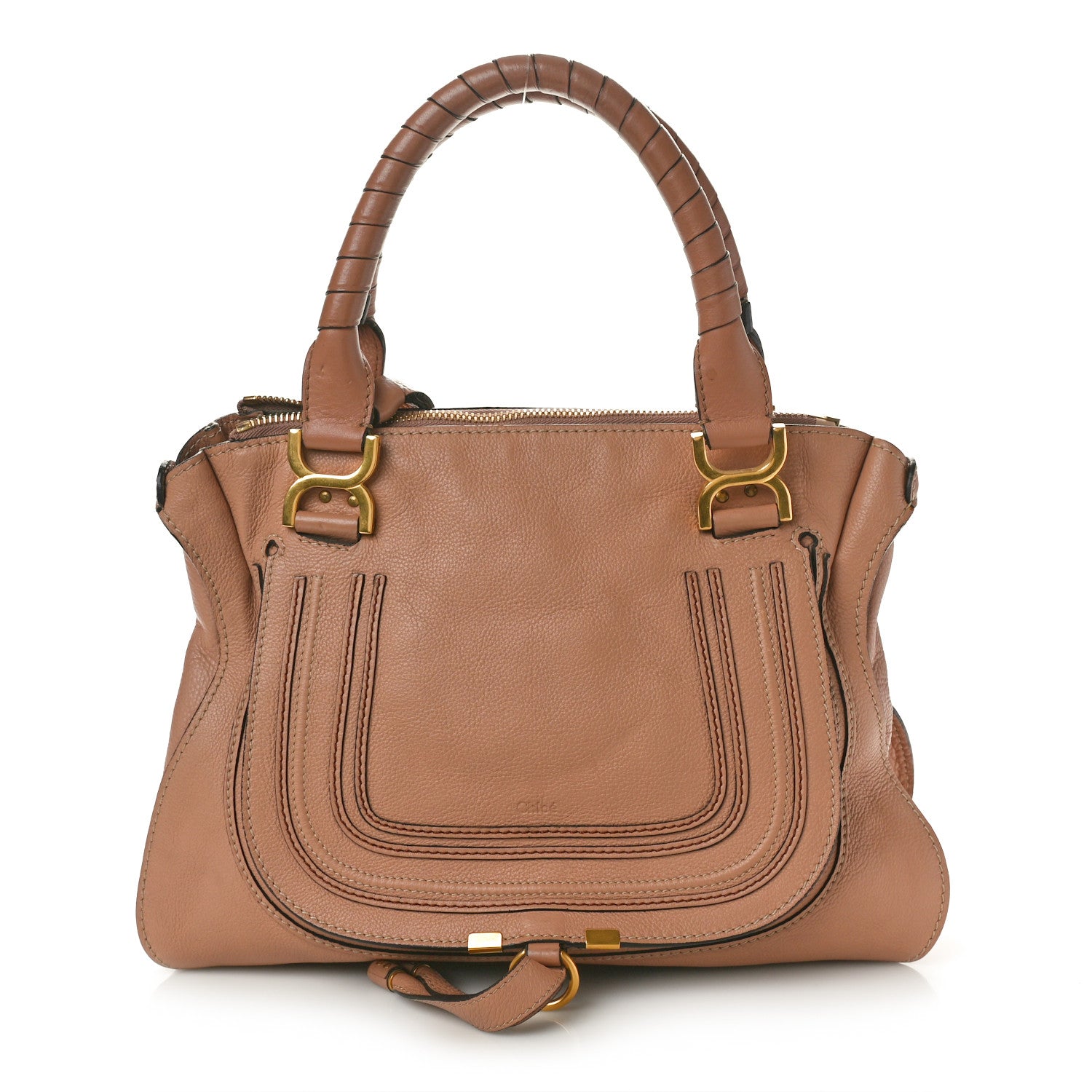 Chloe Calfskin Medium Marcie Satchel Blush Nude 1 of 10