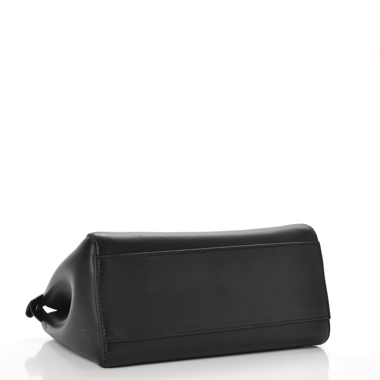 Nappa Colorblock Mini Peekaboo Iconic Satchel Black White Ecstasy