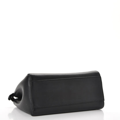 Fendi Nappa Colorblock Mini Peekaboo Iconic Satchel Black White Ecstasy 4 of 9