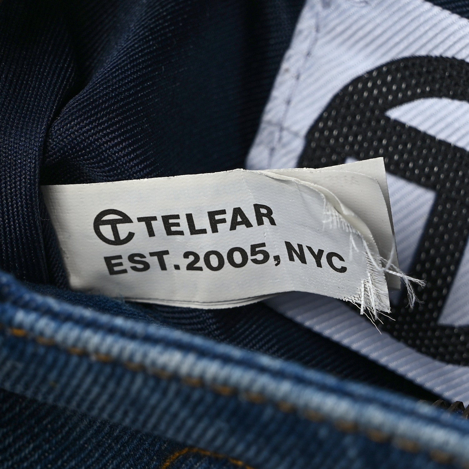 Telfar Denim Small Shopping Bag Blue 7 of 14