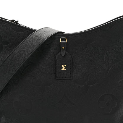 Louis Vuitton Empreinte Monogram Giant CarryAll MM Black 7 of 10