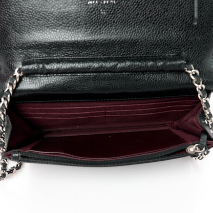 Chanel Caviar Quilted Wallet on Chain WOC Black 5 of 12