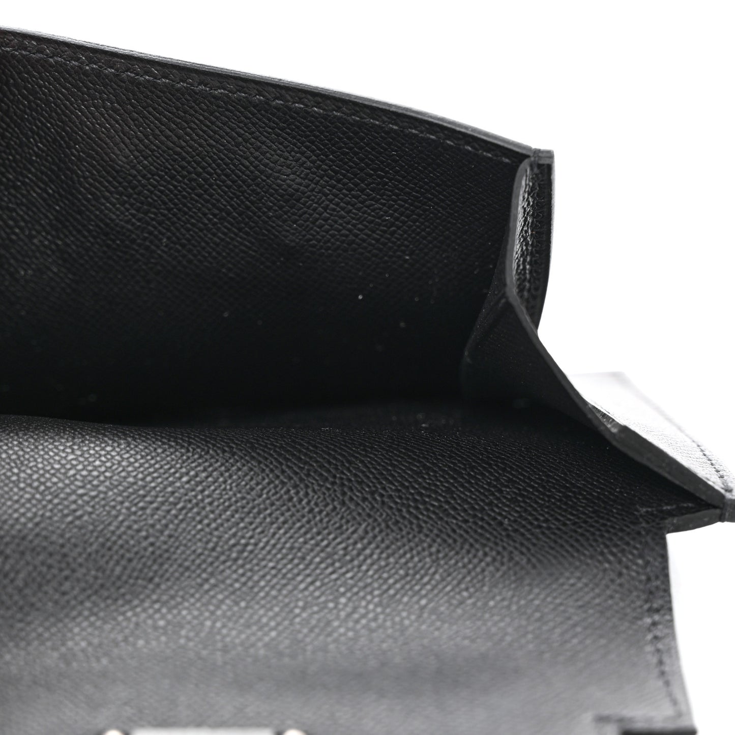 Epsom Kelly Pocket Compact Wallet Black