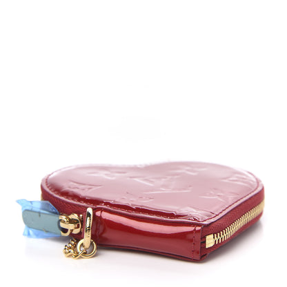 Louis Vuitton Vernis Coeur Heart Coin Purse Pomme D'Amour 4 of 7