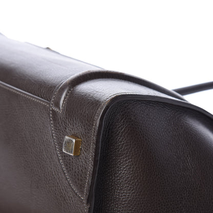 Celine Drummed Calfskin Mini Luggage Anthracite 13 of 17