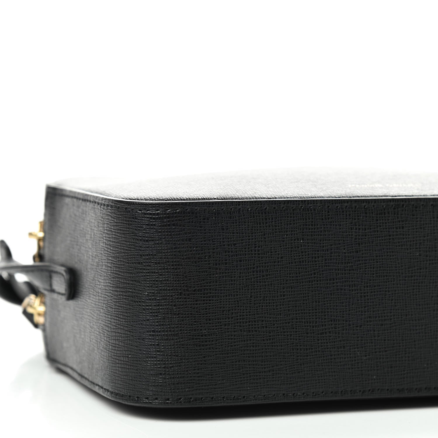Mansur Gavriel Saffiano Double Zip Crossbody Black 7 of 9