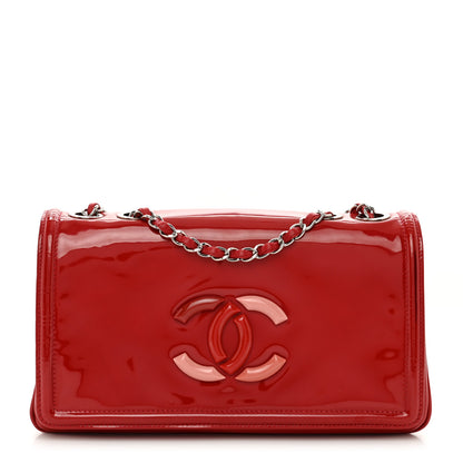 Chanel Vinyl Small Lipstick Flap Bag Red 1 of 12