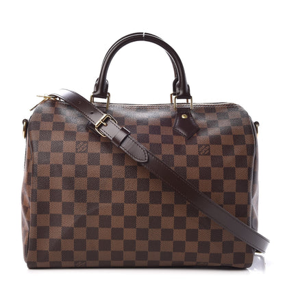 Louis Vuitton Damier Ebene Speedy Bandouliere 30 1 of 9