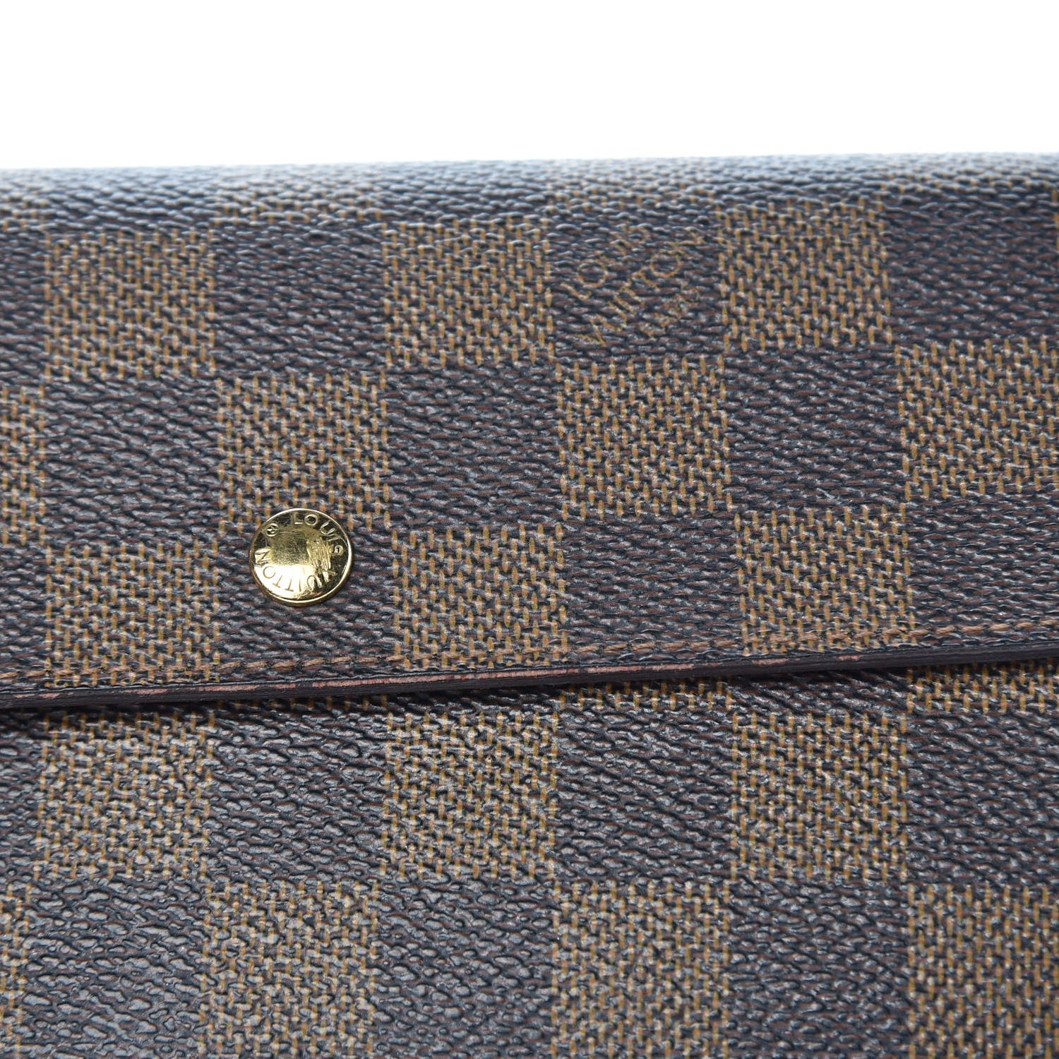Louis Vuitton Damier Ebene Porte Tresor Etui Papier Wallet 9 of 10