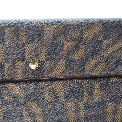 Louis Vuitton Damier Ebene Porte Tresor Etui Papier Wallet 9 of 10