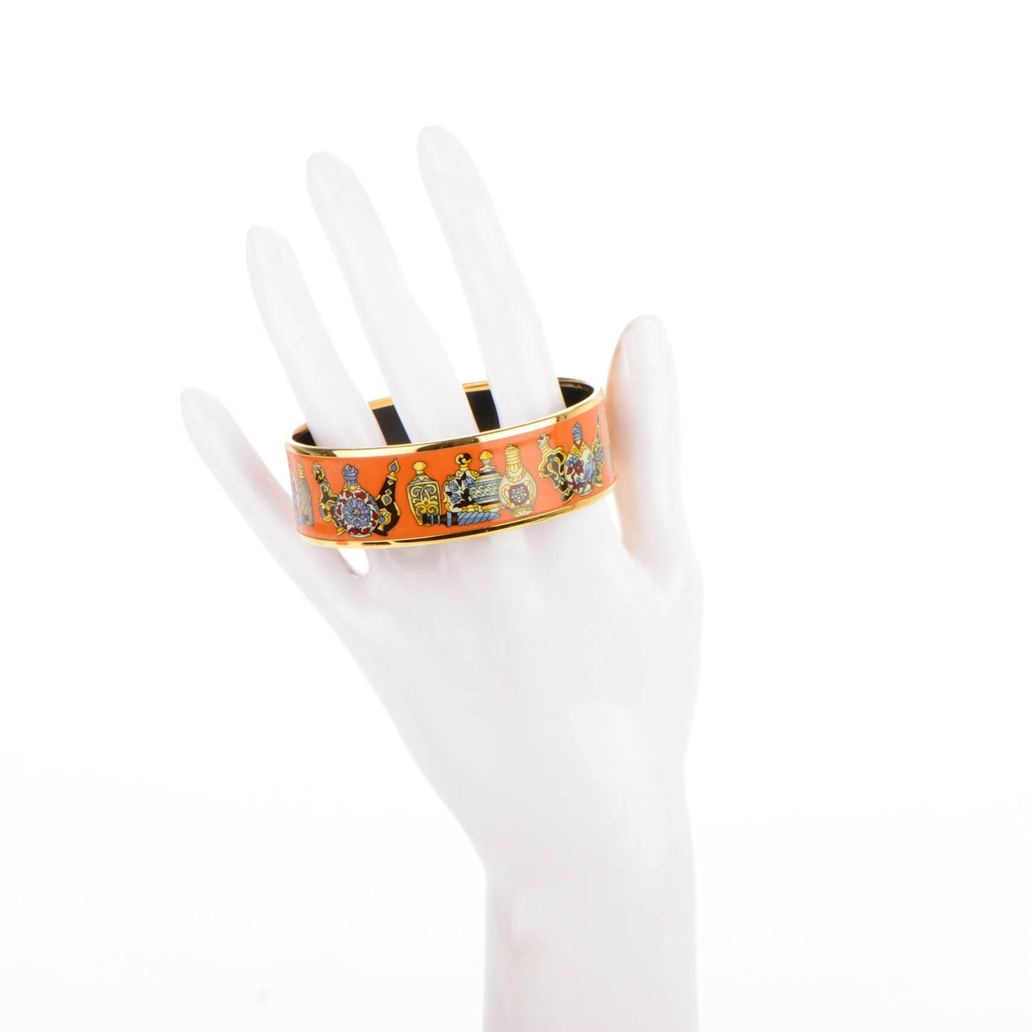 Enamel Printed Wide Qu' Importe Le Falcon Bracelet 70