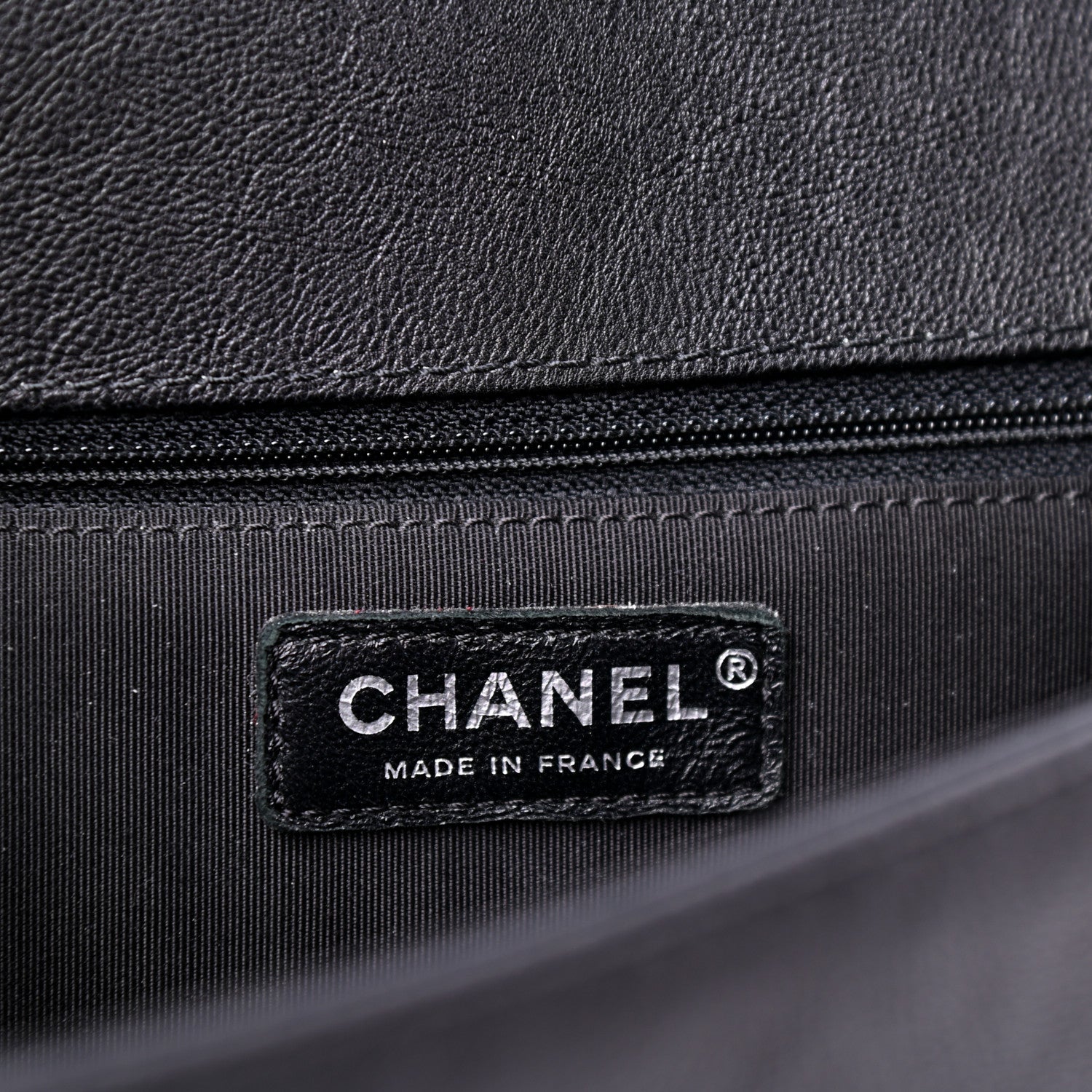 Chanel Calfskin Quilted New Medium Boy Top Handle Flap Black 6 of 10