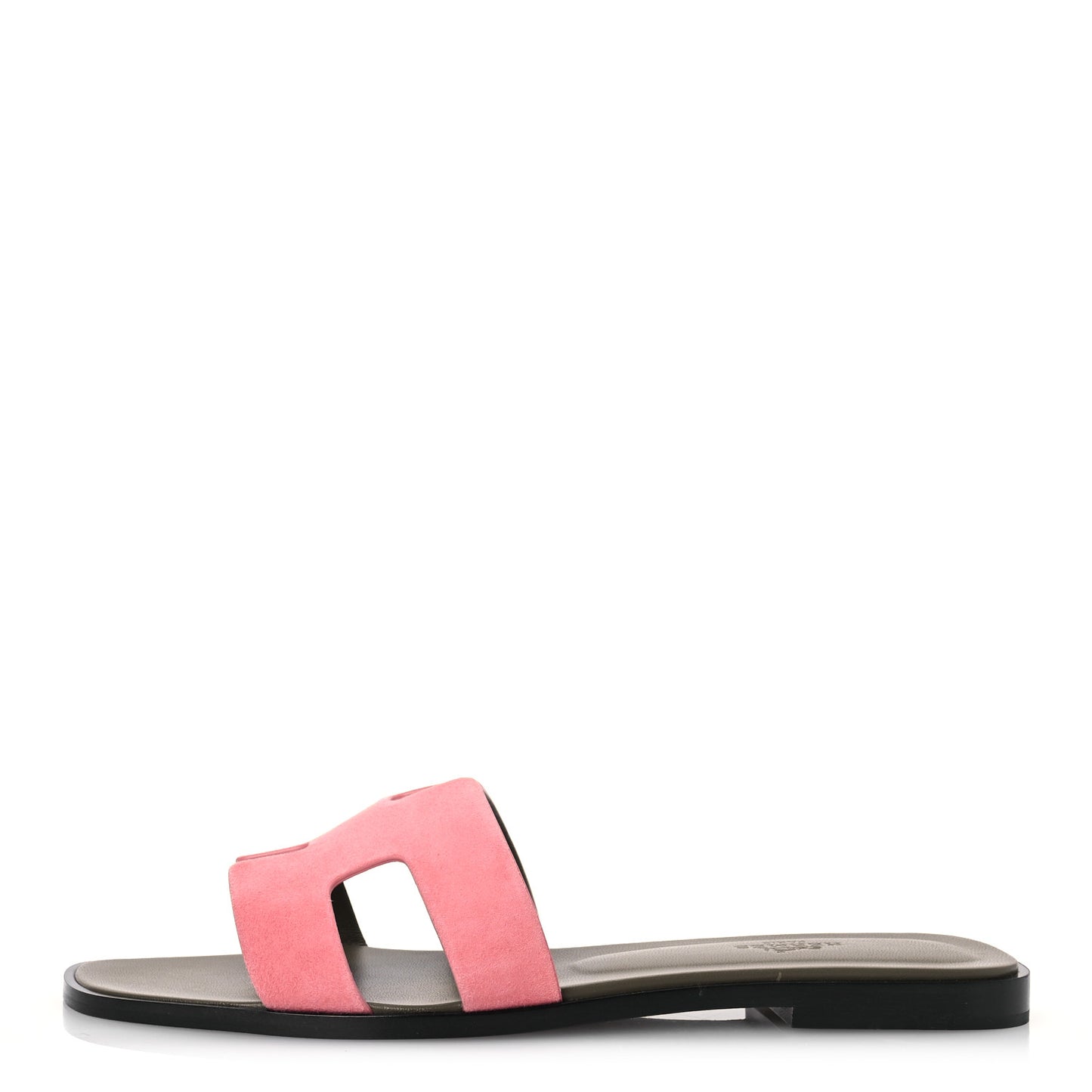 Suede Goatskin Oran Sandals 39.5 Rose Du Desert