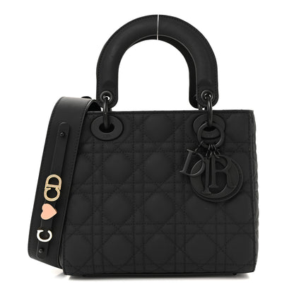 Christian Dior Ultra Matte Calfskin Cannage Small My ABCDior Lady Dior Black 1 of 11