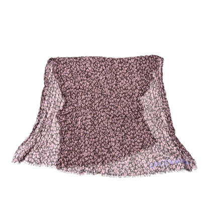 Louis Vuitton Cashmere Silk Leopard Etole Stole Mauve 4 of 6
