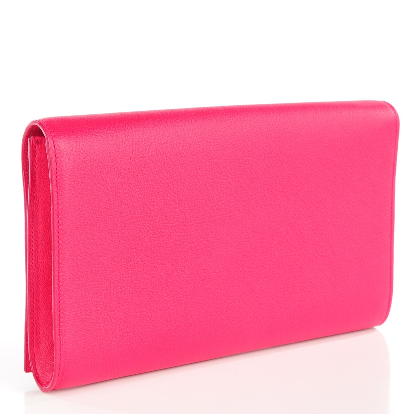 Calfskin Monogram Belle De Jour Clutch Fuchsia