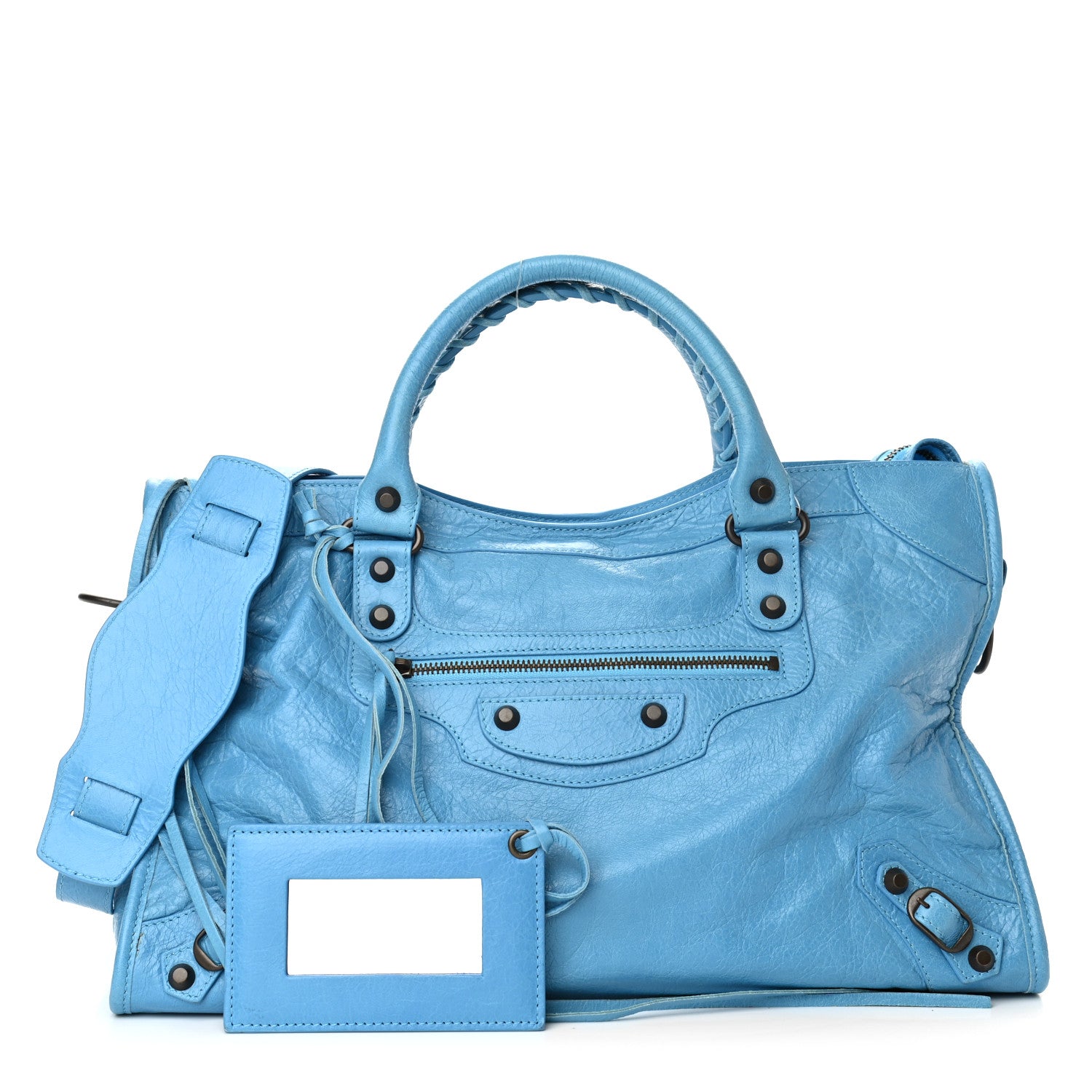 Balenciaga Agneau Classic Hardware City Bleu Azur Clair 1 of 9