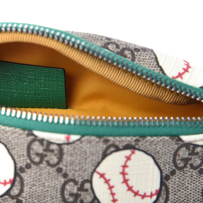 Gucci GG Supreme Monogram Baseballs Web Childrens Belt Bag 9 of 10
