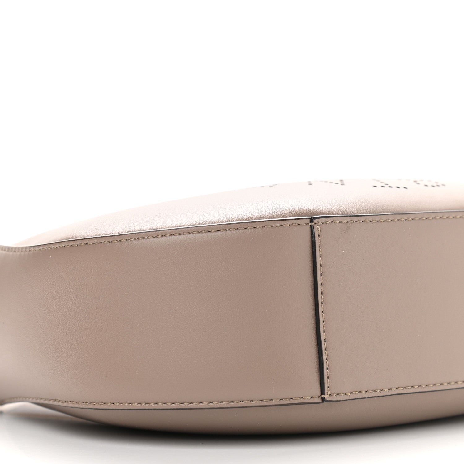 Stella McCartney Eco Alter Nappa Perforated Logo Small Hobo Moss 5 of 9