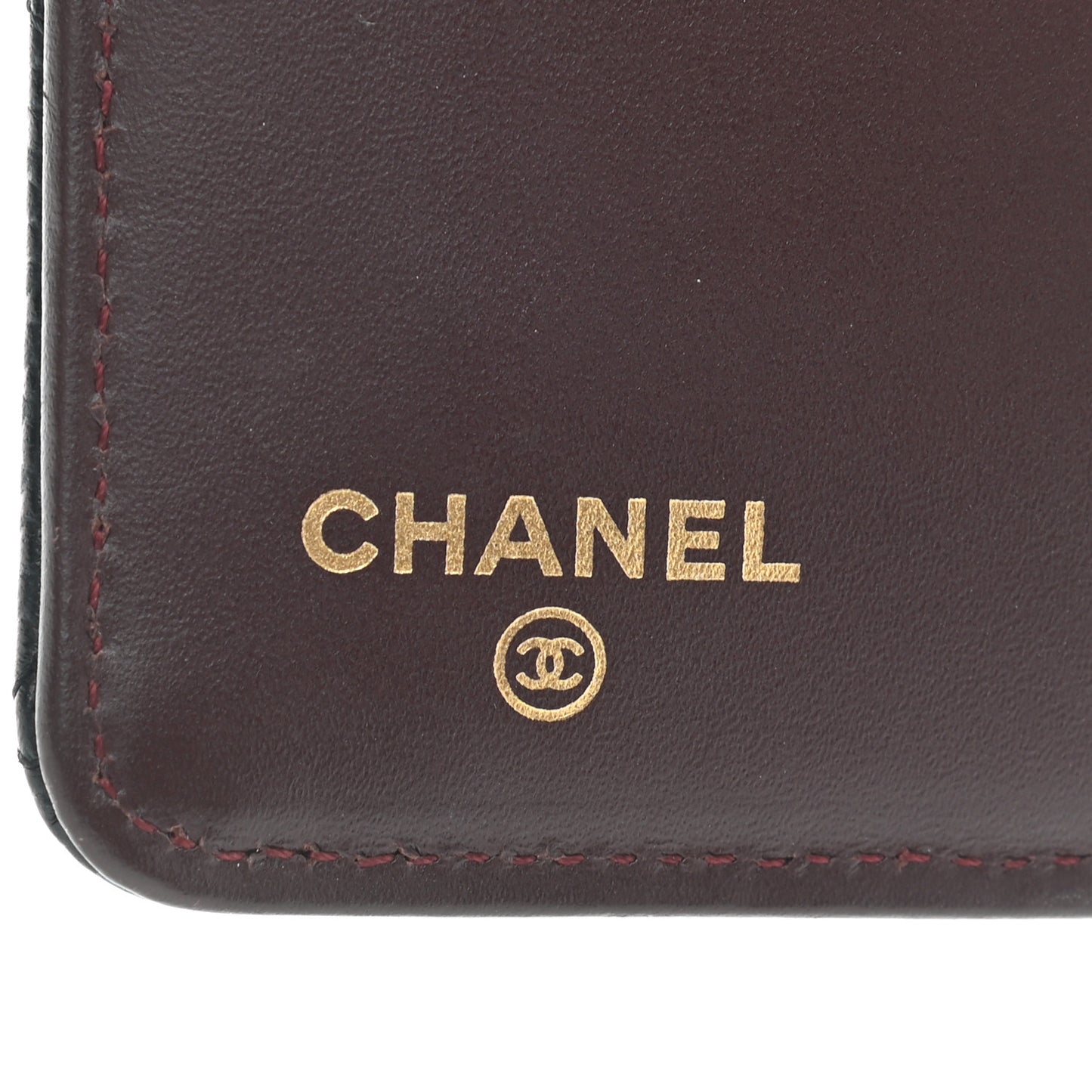 Caviar Quilted Zipped Pocket Wallet Black