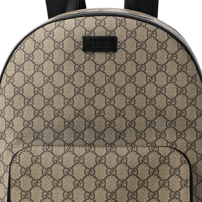 Gucci GG Supreme Monogram Medium Backpack Black 8 of 10
