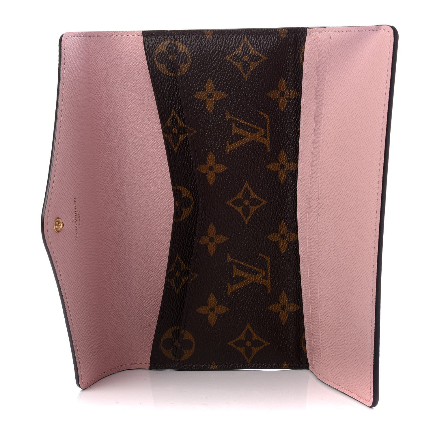 Louis Vuitton Monogram Josephine Wallet Rose Ballerine 5 of 9
