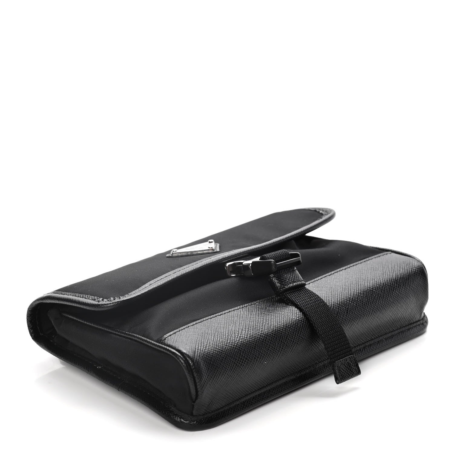 Prada Re-Nylon Saffiano Smartphone Case Crossbody Black 3 of 12