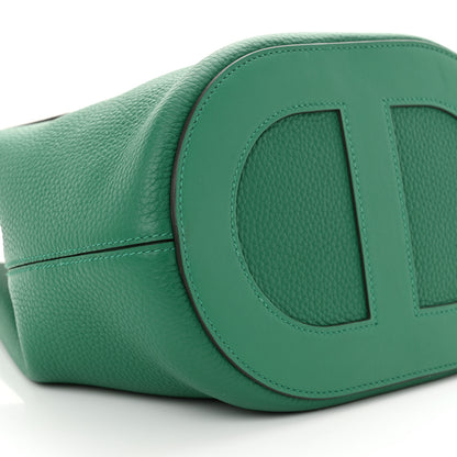 Hermes Taurillon Clemence Swift In-The-Loop 23 Bag Vert Vertigo 9 of 11