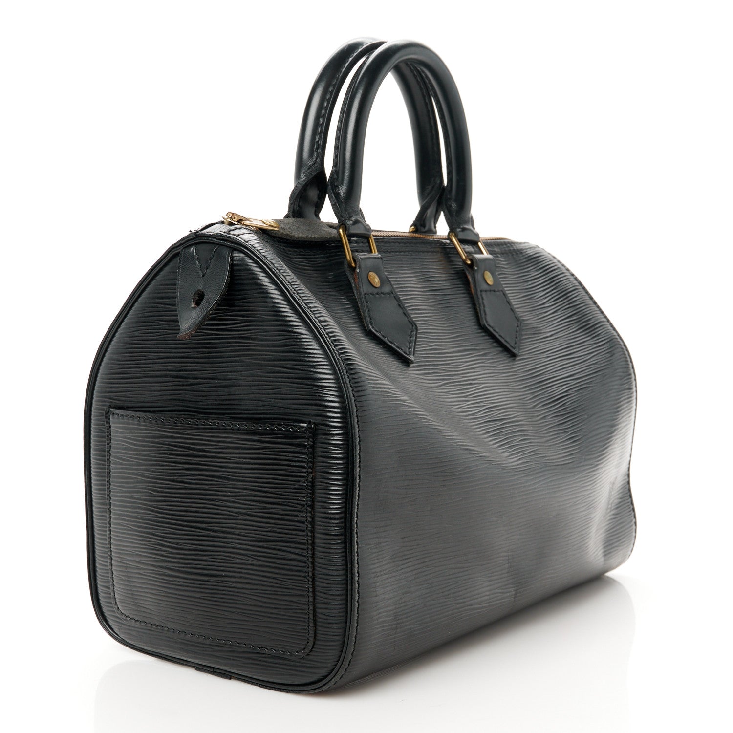 Louis Vuitton Epi Speedy 25 Black 3 of 13