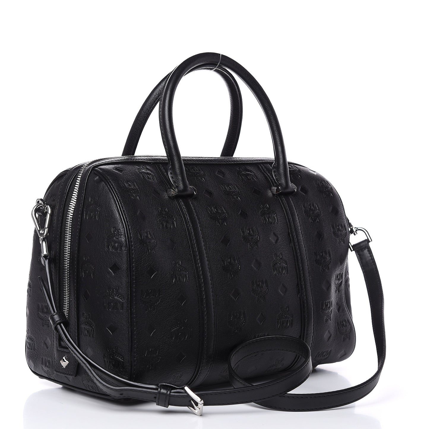 Visetos Medium Essential Boston Bag Black