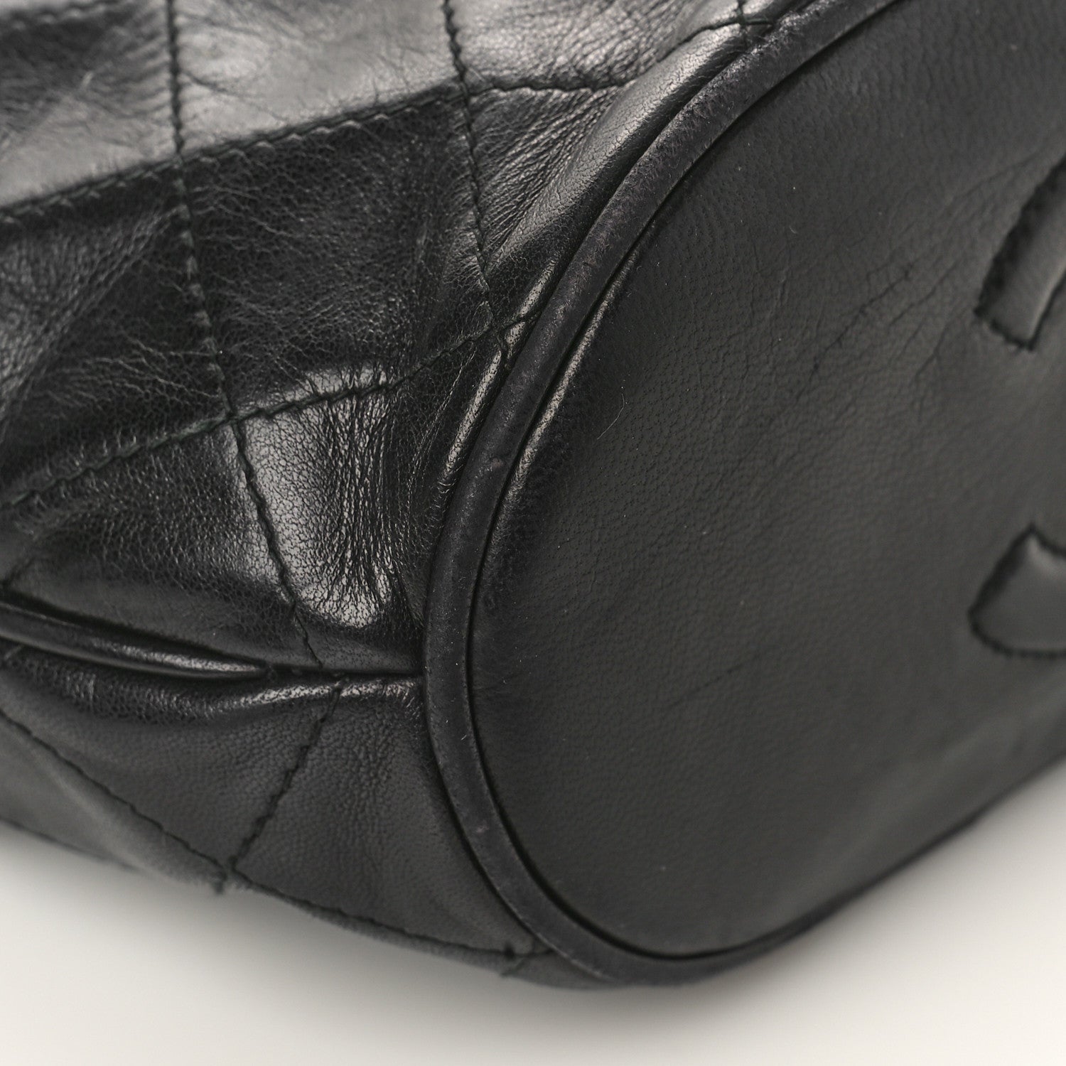 Chanel Lambskin Quilted Tassel Drawstring Black 8 of 12